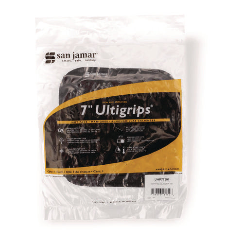 San Jamar Ultigrip Hot Pad 11.5" Neoprene Black