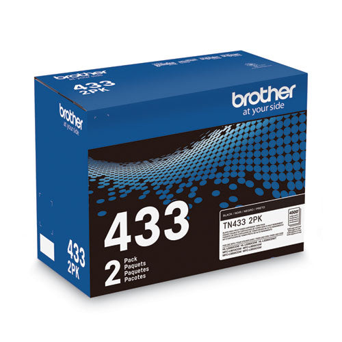 Brother Tn4332pk High-yield Toner 4500 Page-yield Black 2/pack