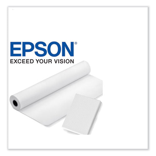 Epson Exhibition Fiber Paper Roll 12 Mil 44"x50 Ft Glossy White