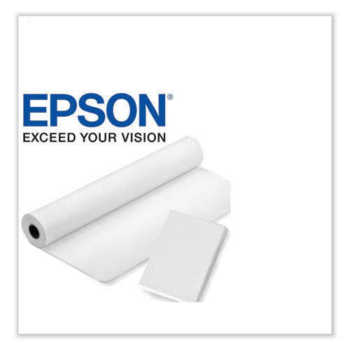 Epson Exhibition Fiber Paper Roll 12 Mil 64"x50 Ft Glossy White