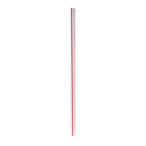 Boardwalk Wrapped Giant Straws 7.75" Polypropylene Red/white Striped 7200/Case