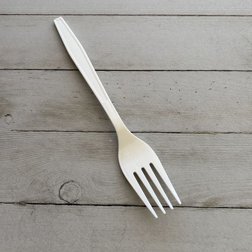 Boardwalk Heavyweight Polypropylene Cutlery Fork White 1000/Case