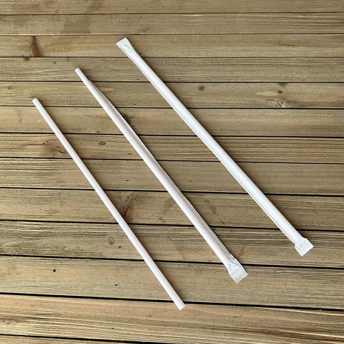 Boardwalk Wrapped Jumbo Straws 10.25" Polypropylene Red/white Striped 2000/Case