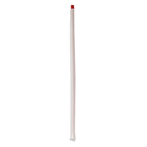 Boardwalk Wrapped Jumbo Straws 10.25" Polypropylene Red 2000/Case