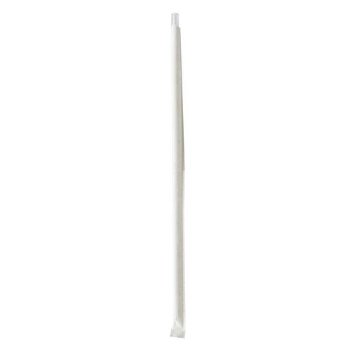 Boardwalk Wrapped Jumbo Straws 10.25" Polypropylene Clear 2000/Case