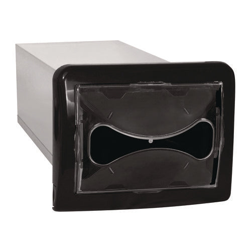 Cascades PRO Tandem In-counter Interfold Napkins Dispenser 6.25x18x6.5 Black