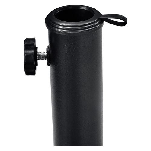 Global Industrial Umbrella Base Round Concrete 33 Lb Capacity 18x18x13.5 Black