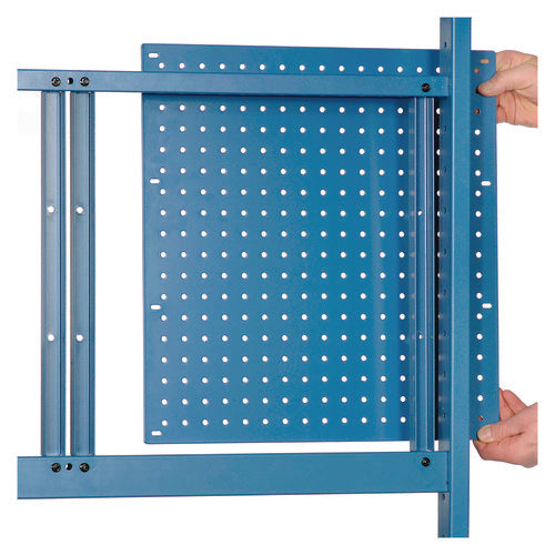 Global Industrial Panel Mounting Rail For Use With Global Industrial 72" Wide Workbenches 125 Lb Weight Capacity