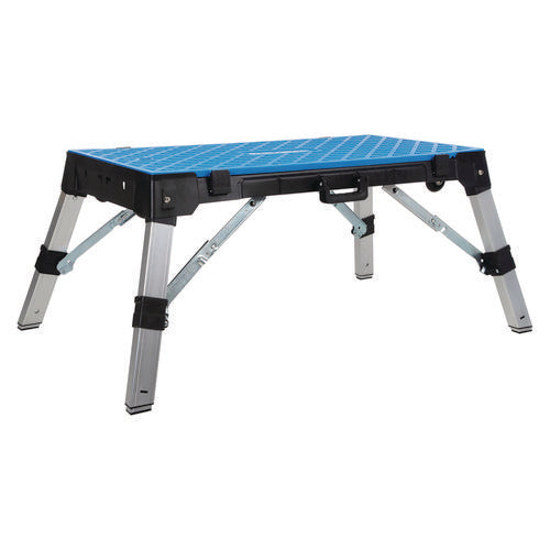Global Industrial 4-in-1 Portable Workbench With Power Strip 300 To 500 Lbs 38.56 To 53x19.86 To 32.28x3.56 To 30.5