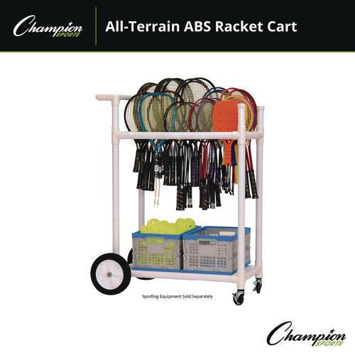 Champion Sports All-terrain Abs Racket Cart 20" Widex33" Long White