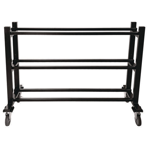 Champion Sports Deluxe Heavy-duty Basketball Cart Metal 220 Lb Capacity 16x50.75x34.75 Black