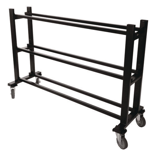 Champion Sports Deluxe Heavy-duty Basketball Cart Metal 220 Lb Capacity 16x50.75x34.75 Black