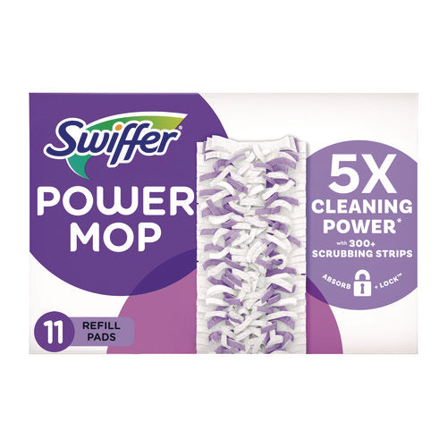 Swiffer Powermop Mopping Pads 11.41x5.31 11/box 2 Boxes/Case