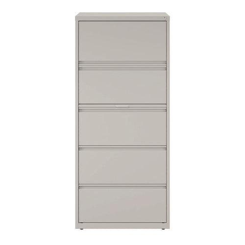 Alera Lateral File 5 Legal/letter-size File Drawers Light Gray 30"x18.62"x67.62"