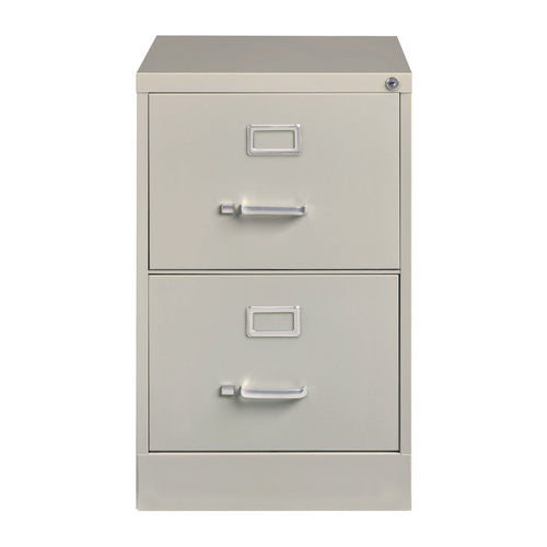 Alera Two-drawer Economy Vertical File 2 Legal-size File Drawers Light Gray 15"x25"x28.38"