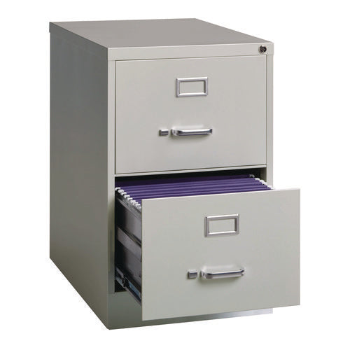 Alera Two-drawer Economy Vertical File 2 Legal-size File Drawers Light Gray 15"x25"x28.38"