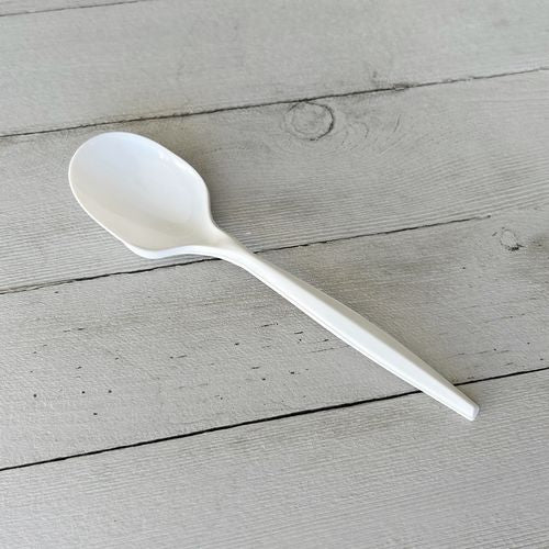 Boardwalk Mediumweight Wrapped Polystyrene Cutlery Teaspoon White 1000/Case