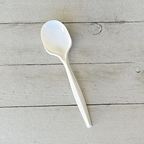 Boardwalk Mediumweight Wrapped Polystyrene Cutlery Teaspoon White 1000/Case