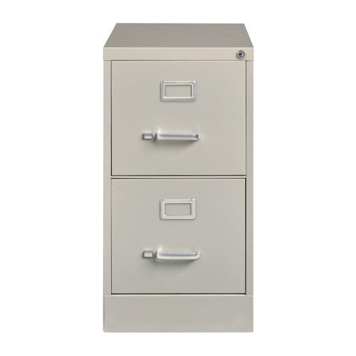 Alera Two-drawer Economy Vertical File 2 Letter-size File Drawers Light Gray 15"x25"x28.38"