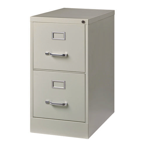 Alera Two-drawer Economy Vertical File 2 Letter-size File Drawers Light Gray 15"x25"x28.38"