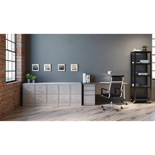 Alera Two-drawer Economy Vertical File 2 Letter-size File Drawers Light Gray 15"x25"x28.38"