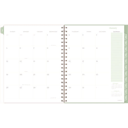 Cambridge Ombre Weekly/monthly Planner Colorful Cloud Artwork 11"x9.25" Multicolor Cover 12-month (jan To Dec): 2025