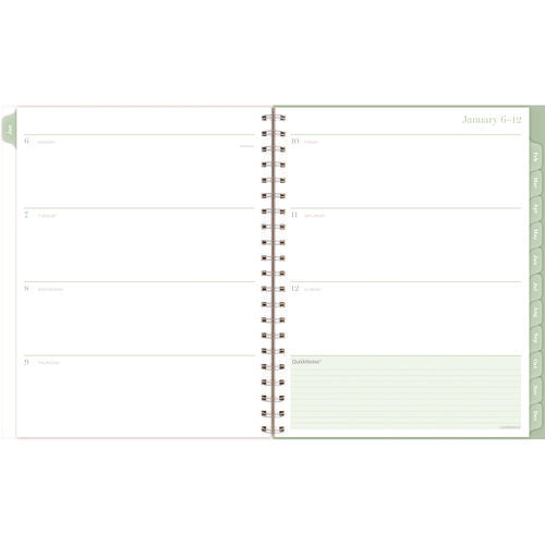 Cambridge Ombre Weekly/monthly Planner Colorful Cloud Artwork 11"x9.25" Multicolor Cover 12-month (jan To Dec): 2025