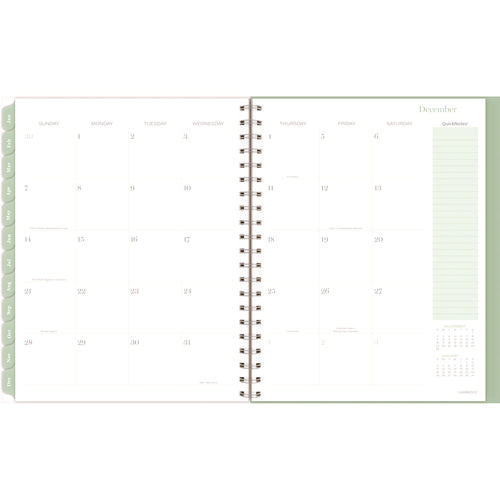 Cambridge Ombre Weekly/monthly Planner Colorful Cloud Artwork 11"x9.25" Multicolor Cover 12-month (jan To Dec): 2025