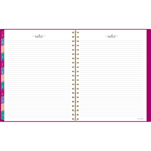 AT-A-GLANCE Harmony Weekly/monthly Poly Planner Weekly: Vertical Format 11x9.38 Purple/gold Cover 13-month (jan To Jan): 2025-2026