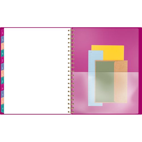 AT-A-GLANCE Harmony Weekly/monthly Poly Planner Weekly: Vertical Format 11x9.38 Purple/gold Cover 13-month (jan To Jan): 2025-2026