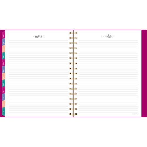 AT-A-GLANCE Harmony Weekly/monthly Poly Planner 8.88x7.69 Purple/gold Cover 13-month (jan To Jan): 2025 To 2026