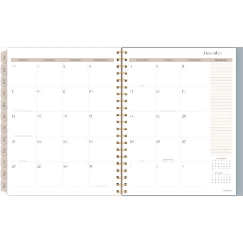 Cambridge Triad Weekly/monthly Planner Geometric Artwork 11"x9.25" Multicolor Cover 12-month (jan To Dec): 2025