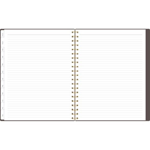 Cambridge Workstyle Weekly/monthly Planner 11x9.38 Brown/gold Cover 12-month (jan To Dec): 2025