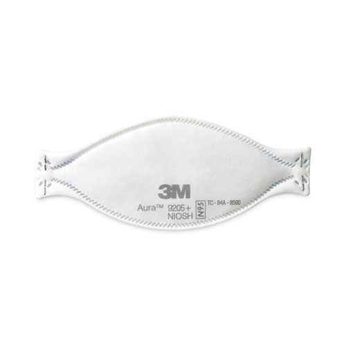 3M Aura Particulate Respirator 9205+ N95 One Size Fits All 20/pack