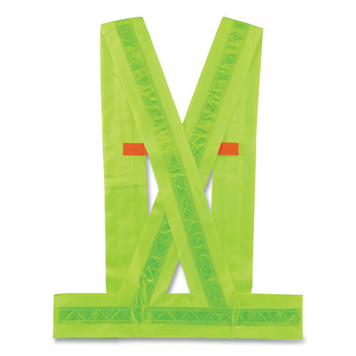 Ergodyne Glowear 8140ba Class 1 Breakaway Sash Polyester X-large/2x-large Lime