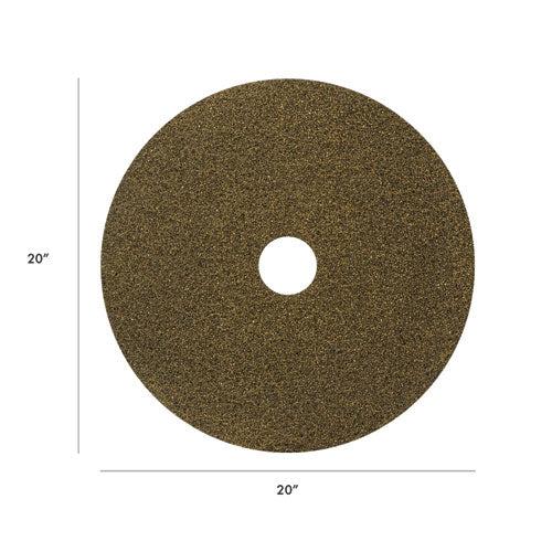 Americo Black Diamond 1500 Grit Diamond Pad 20" Diameter Black/yellow 2/Case