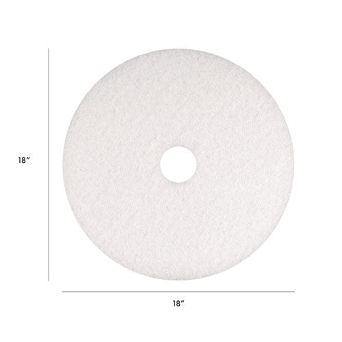 Americo Polishing Pads 18" Diameter White 5/Case