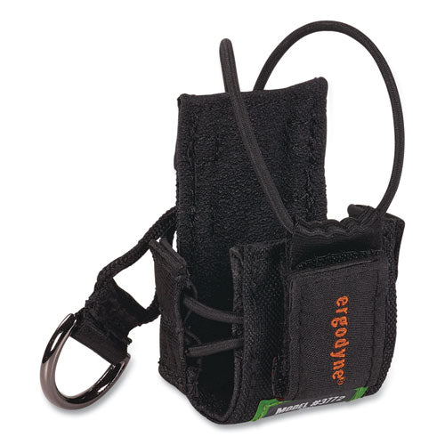 Ergodyne Squids 3772 Radio Holster Trap Large 1.5x2x5 Polyester Black