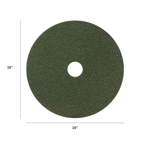 Americo Black Diamond 3000 Grit Diamond Pad 28" Diameter Black/green 2/Case