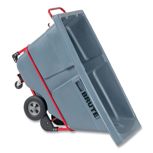 Rubbermaid Commercial Brute Duratilt Frame Tilt Truck Standard Duty 0.5 Cu Yd 850 Lb Capacity Rotomolded Resin/leakproof Polyethylene Gray