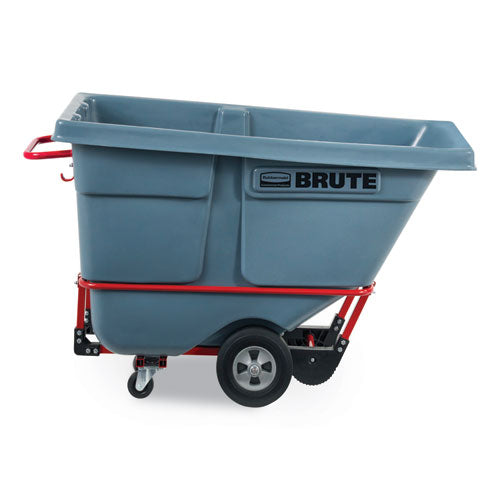 Rubbermaid Commercial Brute Duratilt Frame Tilt Truck Standard Duty 0.5 Cu Yd 850 Lb Capacity Rotomolded Resin/leakproof Polyethylene Gray