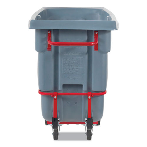 Rubbermaid Commercial Brute Duratilt Frame Tilt Truck Standard Duty 0.5 Cu Yd 850 Lb Capacity Rotomolded Resin/leakproof Polyethylene Gray