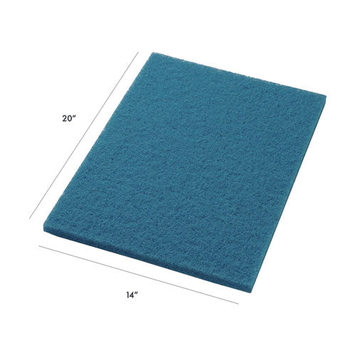 Americo Blue Cleaner Pad 14x20 Blue 5/Case