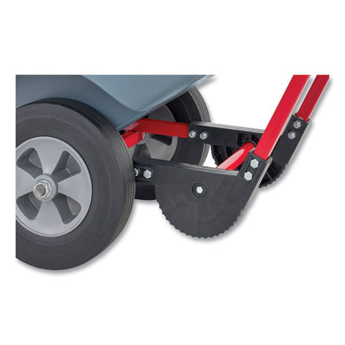 Rubbermaid Commercial Brute Duratilt Frame Tilt Truck Standard Duty 1 Cu Yd 1200 Lb Capacity Rotomolded Resin/leakproof Polyethylene Gray