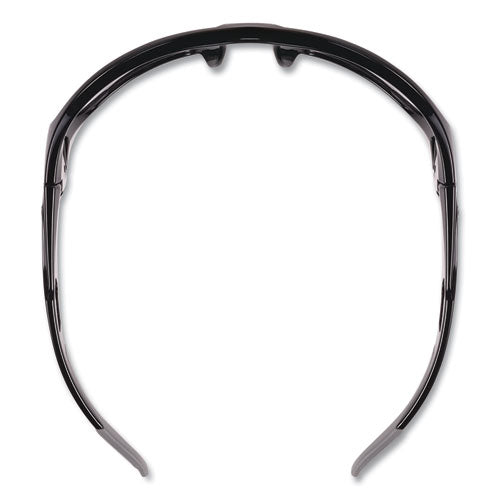 Ergodyne Skullerz Baldr Safety Glasses Black Nylon Impact Frame Clear Polycarbonate Lens