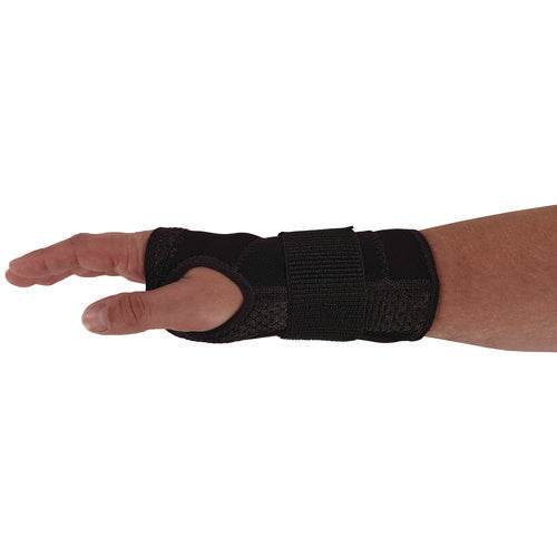 Ergodyne Proflex 4005 Wrist Brace Support With Single Strap X-large Fits Right Hand Black