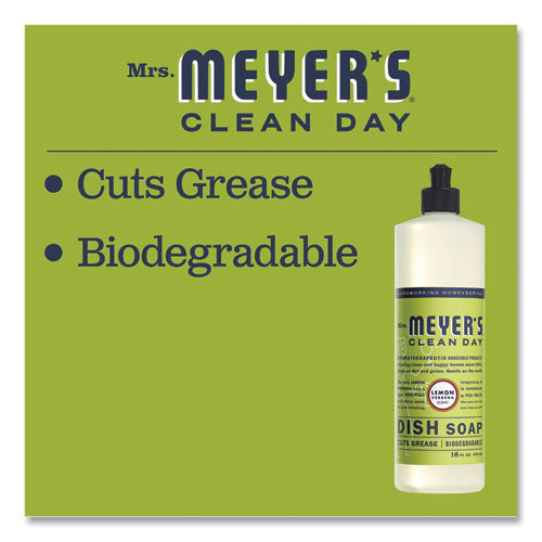 Mrs. Meyer's Dish Soap Lemon Scent 16 Oz Bottle 6/Case