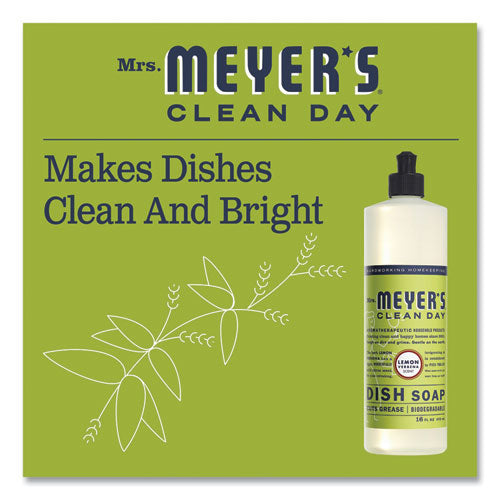 Mrs. Meyer's Dish Soap Lemon Scent 16 Oz Bottle 6/Case