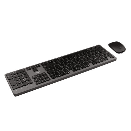 Adesso Wkb-7300 Wireless Keyboard And Mouse 2.4 Ghz Frequency/30 Ft Wireless Range Gray/black