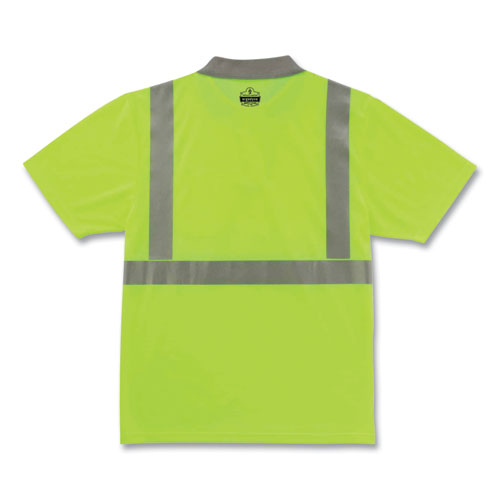 Ergodyne Glowear 8295 Class 2 Hi-vis Polo Shirt 4x-large Lime